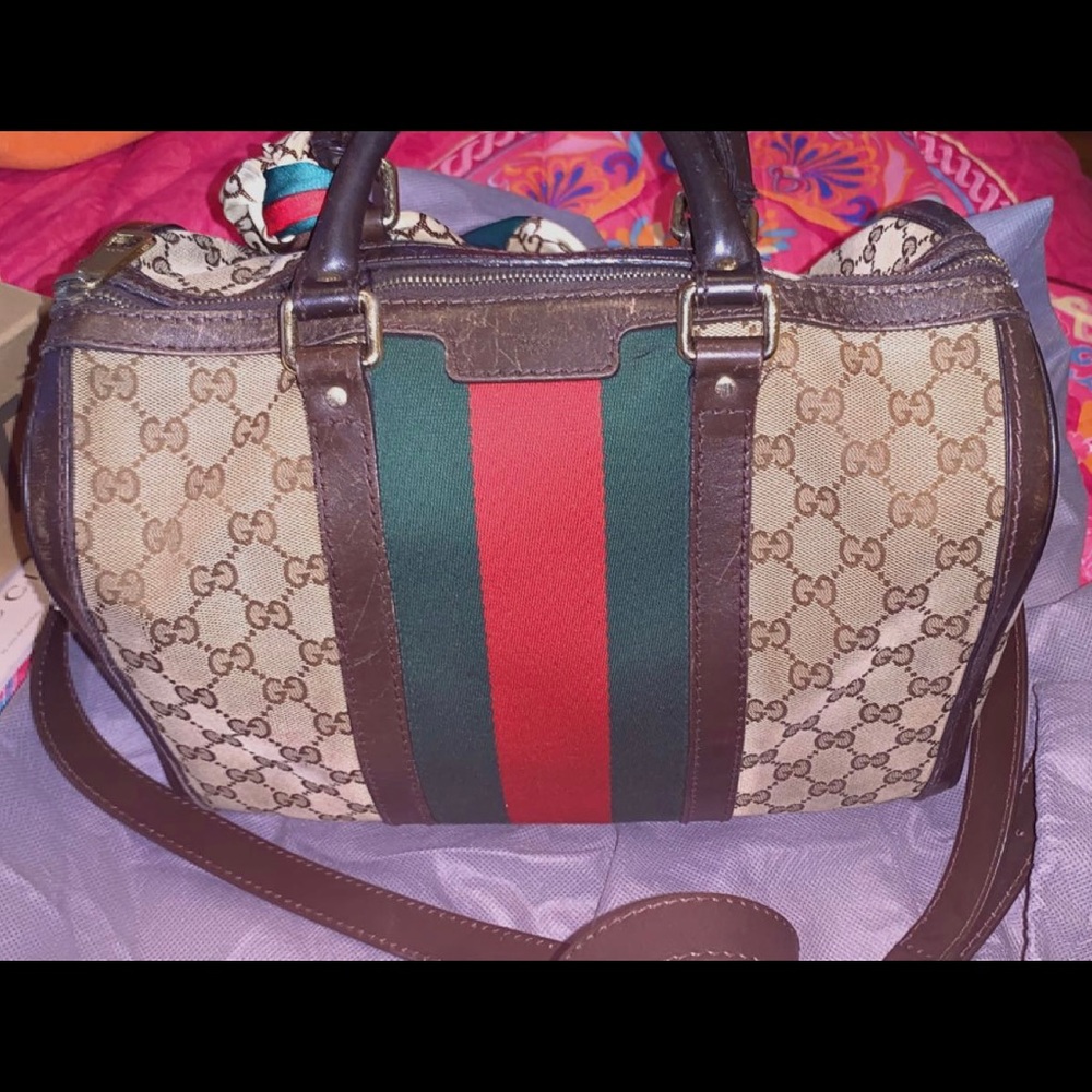 Authentic Gucci Boston Bag